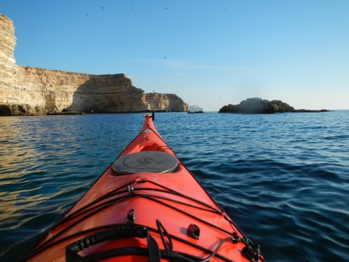 Фото-отчет о декабрьском походе на каяке в Севастополе.